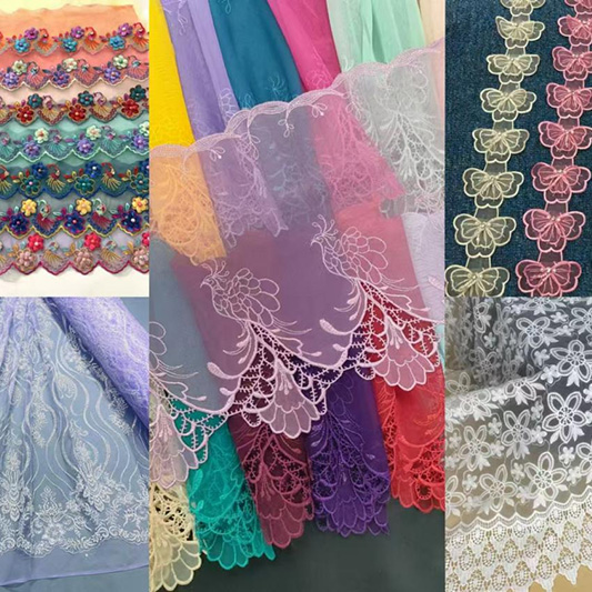 Trim thêu cắt ren được sử dụng rộng rãi trong tất cả các khía cạnh của cuộc sống