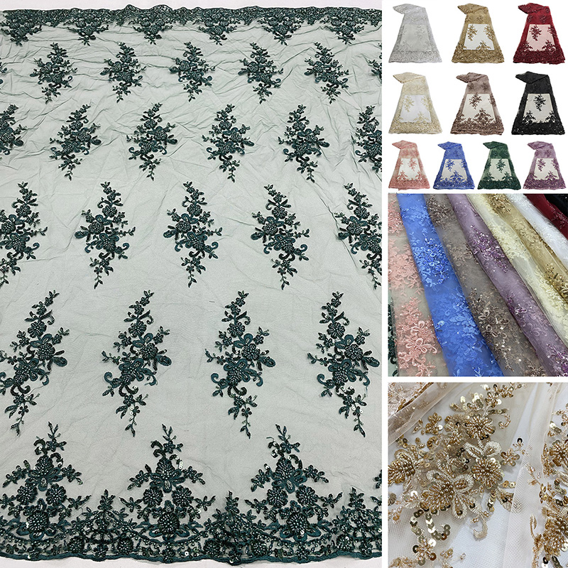 Fabric sequin cô dâu ren: thắp sáng giấc mơ tươi sáng của cô dâu