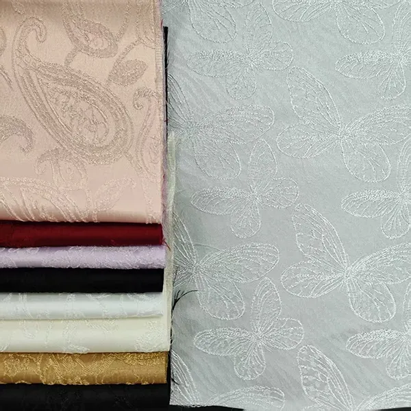 96% Polyester 4% Spandex Chất liệu may mặc mềm mại thoải mái Vải cho quần áo Vải Satin Jacquard
