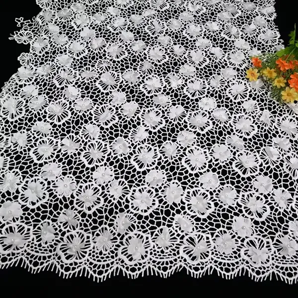 Wholesale Luxury Velvet Guipure Lace Middle East Velvet Lace Fabric Fashion High Quality Velvet Lace